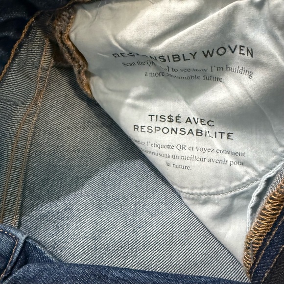 NWT FRAME The Relaxed Straight Jeans Size 25 | Low-Rise Fit | Raw Hem - Picture 9 of 11